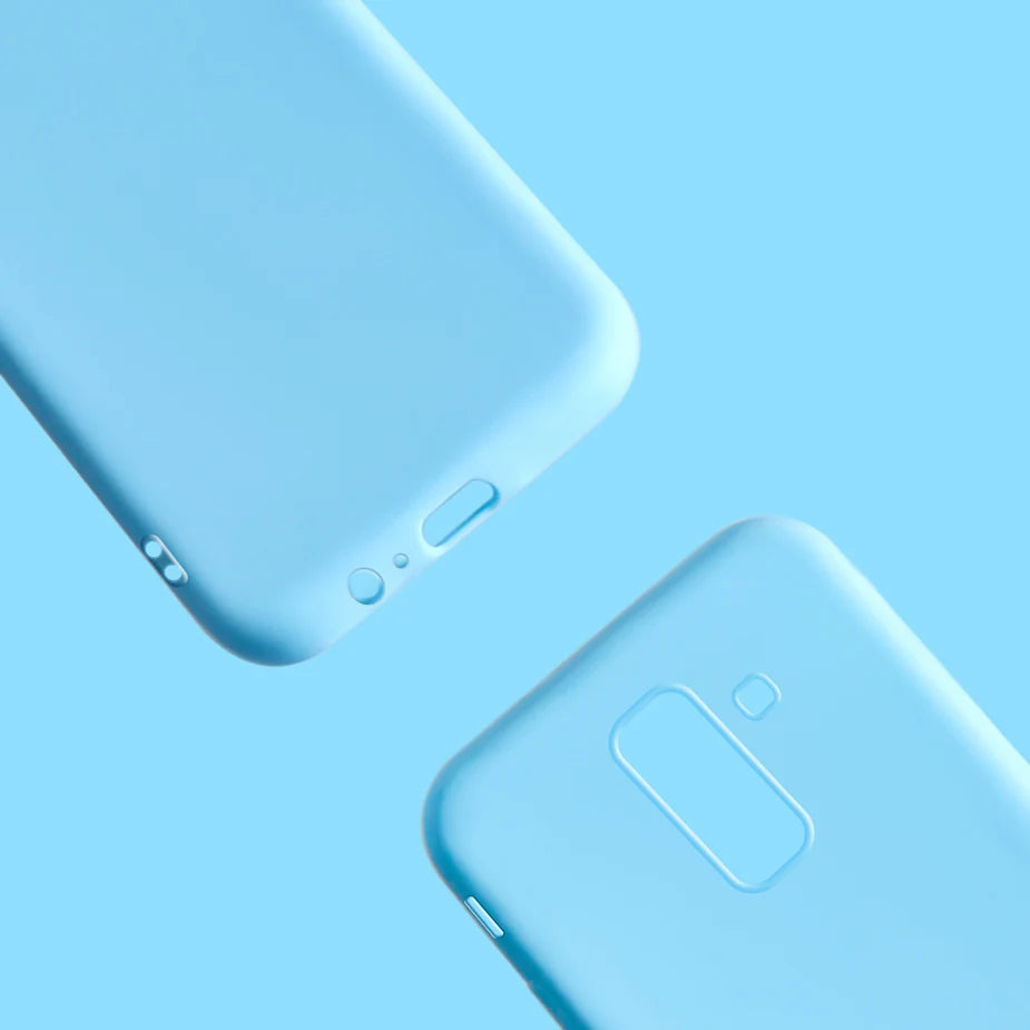 Full Cover For Samsung Galaxy A6 2018 Case A600 SM-A600F Candy Soft TPU Phone Bag For Samsung A6 Plus 2018 Cover A605 A605F Case