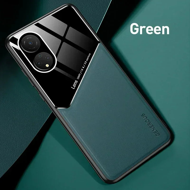 For PocoX5 Case Silicone PU Leather Car Magnetic Hard PC Cover for Xiaomi Poco X5 X4 X6 Pro 5G Mi Pocophone X3 PocoX6 Case