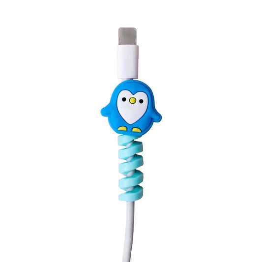Cartoon Spiral USB-Kabelschutz und Organizer-Spule
