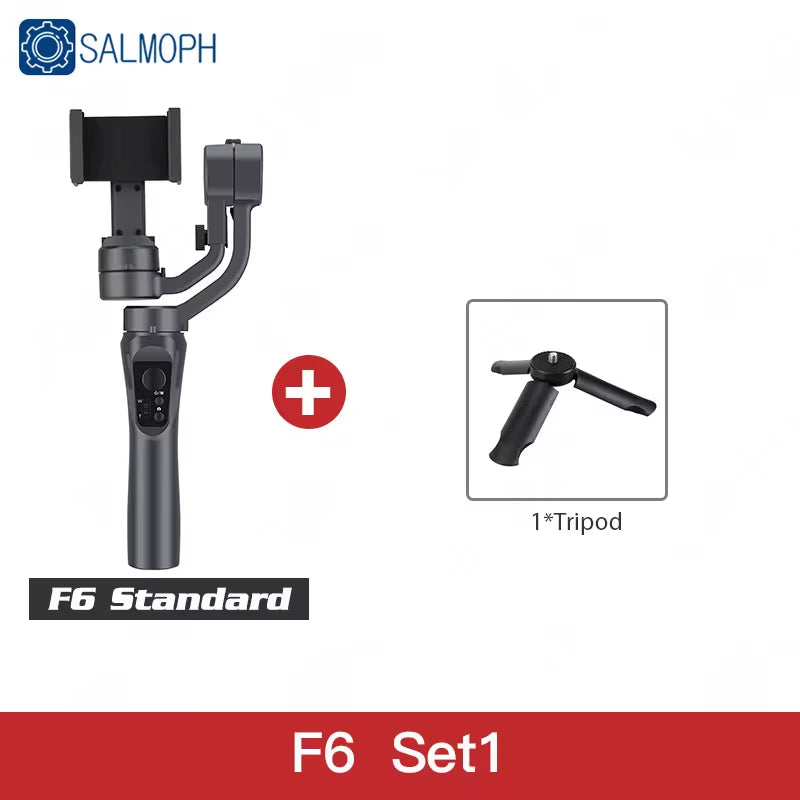 S5B / F6 3 Axis Gimbal Handheld Stabilizer Cellphone Action Camera Holder anti Shake Video Record Smartphone Gimbal for Phone