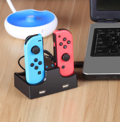 Nintendo Switch Controller-Ladestation (Quad Dock)
