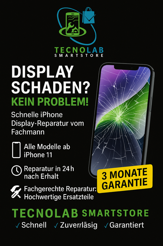 iPhone Display Reparatur – Alle Modelle – Professioneller Service – Versand erforderliche