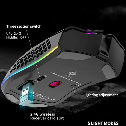 BM600 Elite RGB Wireless Gaming Mouse
