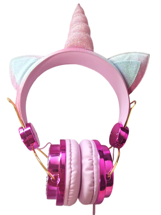 Verkabelte Einhorn Cartoon Kopfhörer für Kinder (Geschenk)