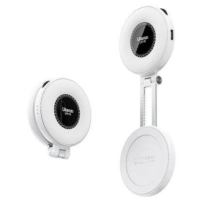 Ulanzi LM19 MagSafe Light Portable Selfie Light for iPhone 16 15 14 13 12 Pro Max Fill Light Phone Stand for Selfie Video Vlog