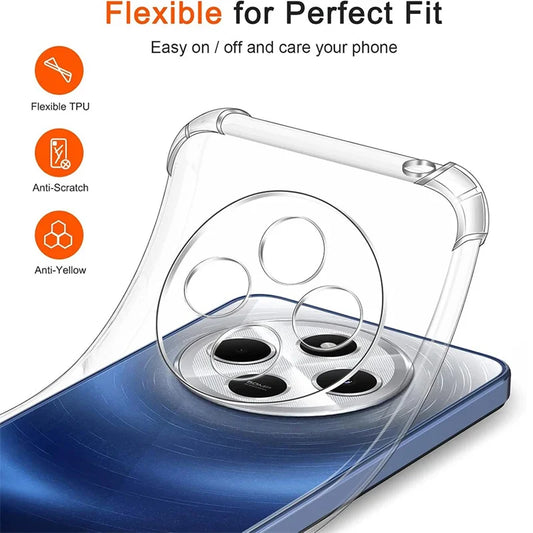 Shockproof Phone Case For Xiaomi Redmi 14C 12C 12 9C 9 9A Soft Clear Silicone Cases Redmi 13C 10C 10A 10 4G 5G A3 Turbo 3 Cover