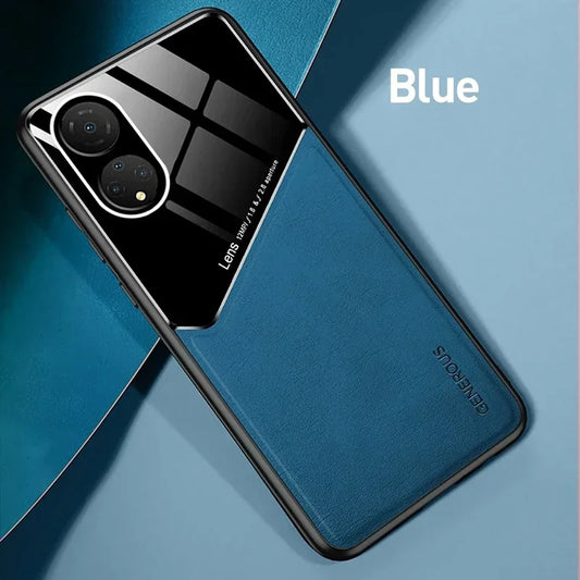 For PocoX5 Case Silicone PU Leather Car Magnetic Hard PC Cover for Xiaomi Poco X5 X4 X6 Pro 5G Mi Pocophone X3 PocoX6 Case
