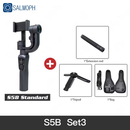 S5B / F6 3 Axis Gimbal Handheld Stabilizer Cellphone Action Camera Holder anti Shake Video Record Smartphone Gimbal for Phone
